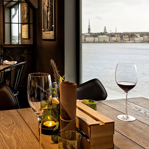 Fotografiska Museets resaurang med utsikt